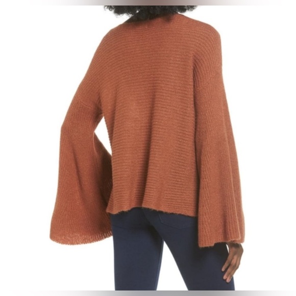 Burnt Orange BP Sweater with Flared Sleeves - Picture 2 of 7